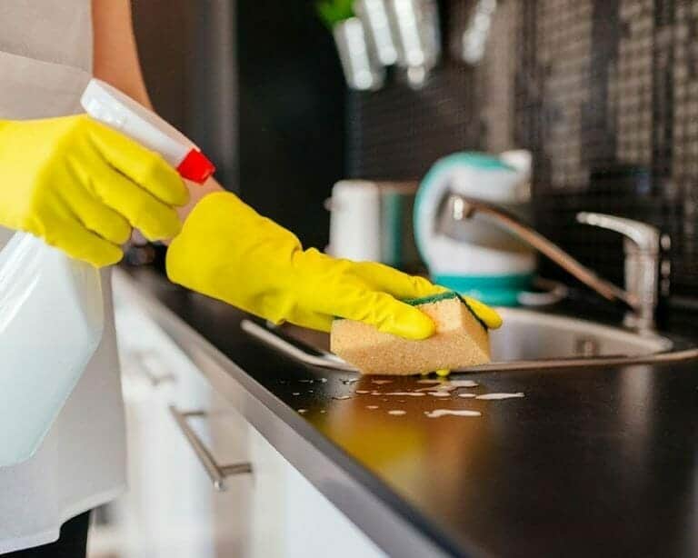 Post-construction cleaning for a new build home