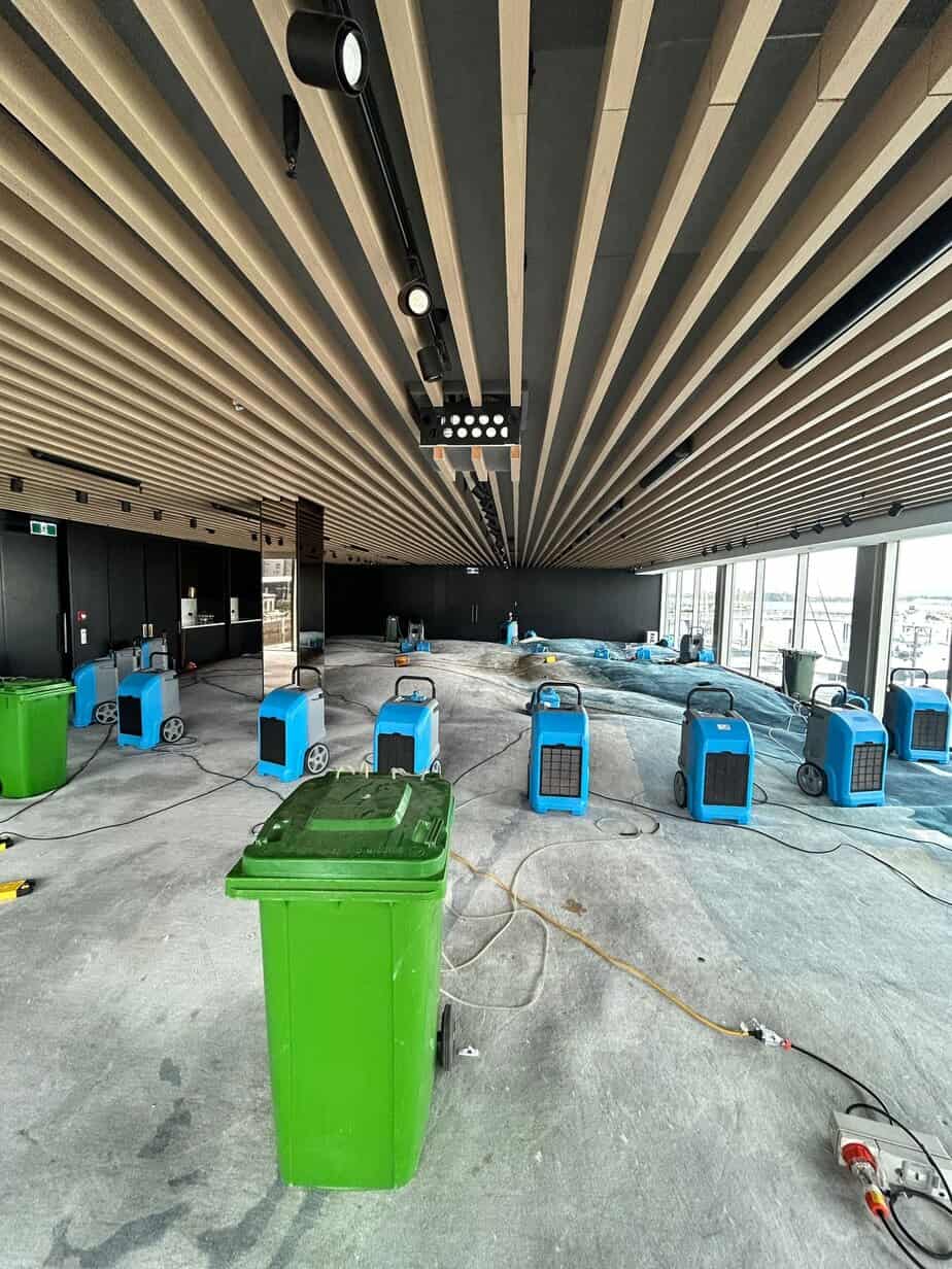 Drying Equipment Setup